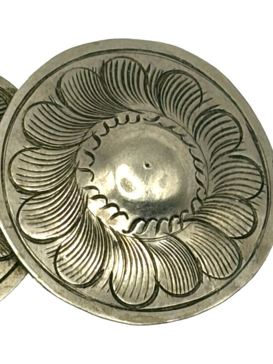 Vintage French Floral Silver Tone Barrette Made in France main image 11